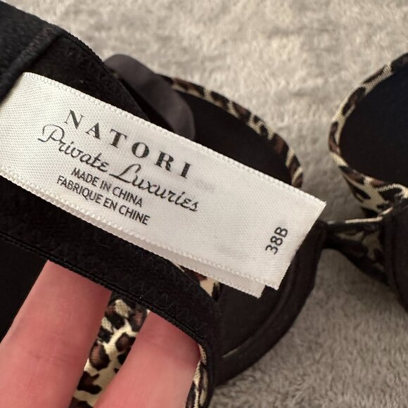 Natori Bra Underwire Animal Print Women's size 36B - Picture 4 of 4
